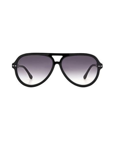 Isabel Marant Naya 61mm Aviator Sunglasses in Black - Lyst