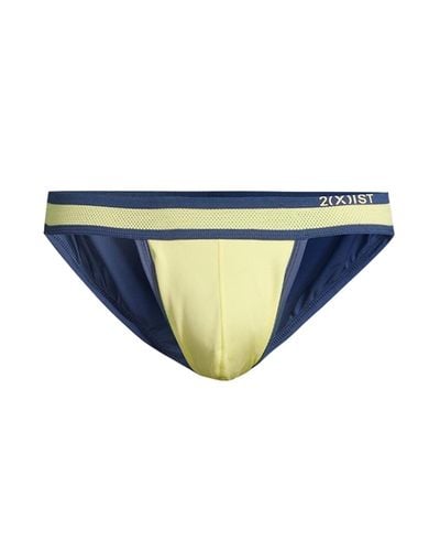 2xist Synthetic 2(x)ist Ultra Mesh Sport Brief in Dark Blue (Blue) for ...