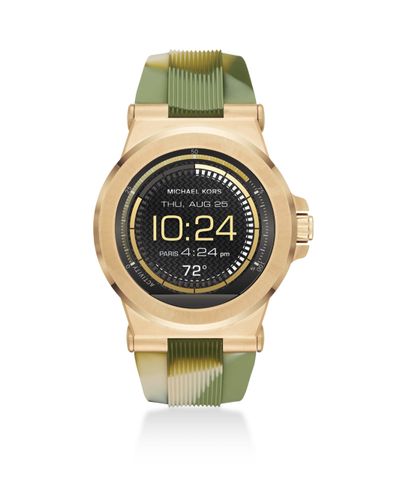 michael kors silicone watch strap