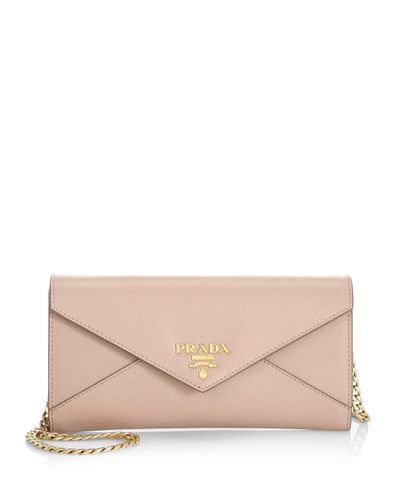 prada saffiano envelope wallet