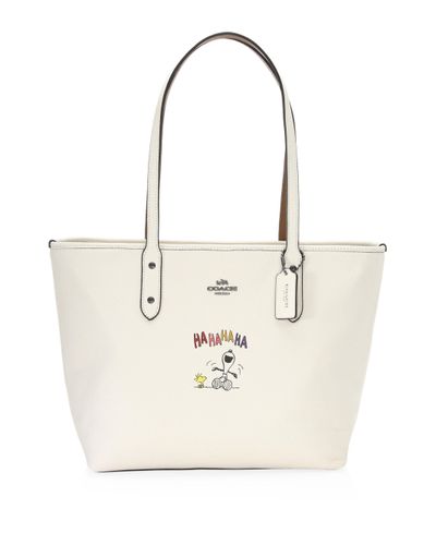 coach snoopy tote