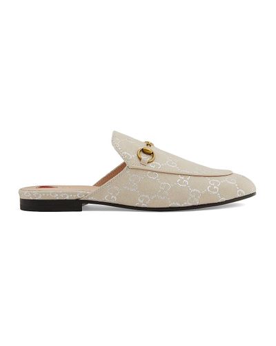 gucci slippers white