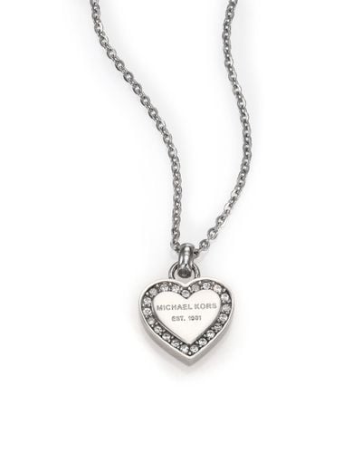 Michael Kors Love Heart Necklace 2024 favors