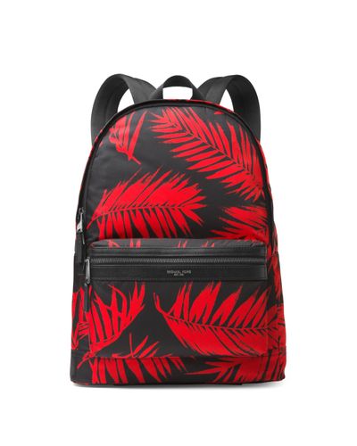 michael kors palm leaf backpack