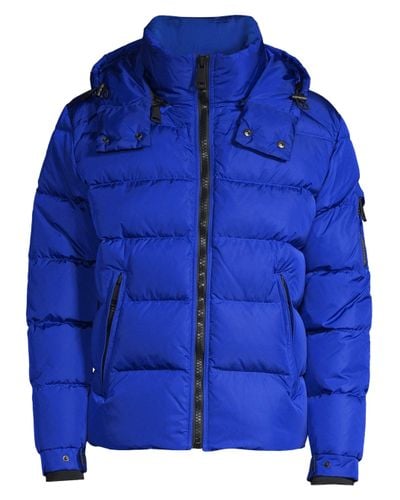 Sam. Fleece Men's Matte Glacier Puffer Jacket - Royal Blue for Men | Lyst