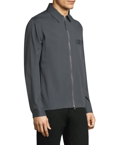 theory rye overshirt