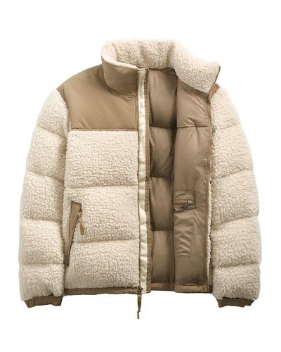 north face fur puffer jacket