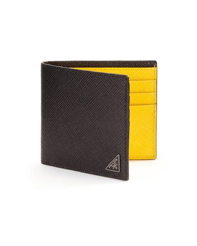 prada black wallet