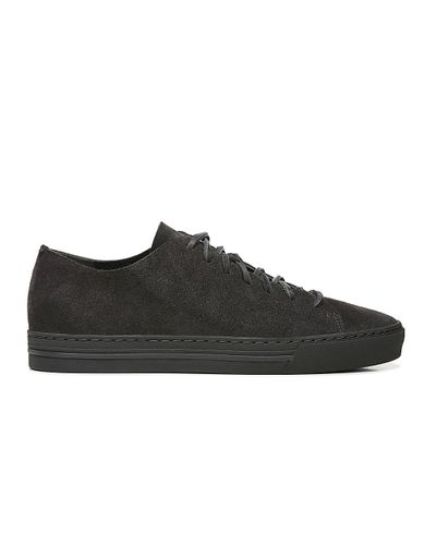 Vince Collins Suede Sneakers in Graphite (Black) for Men - Lyst