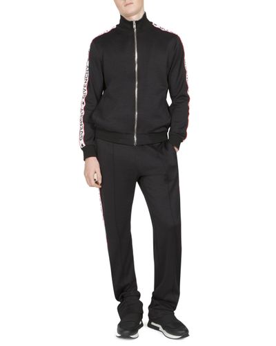 givenchy logo tape track jacket