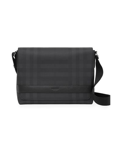 burberry messenger bag black