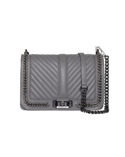 rebecca minkoff love chevron quilted small leather crossbody