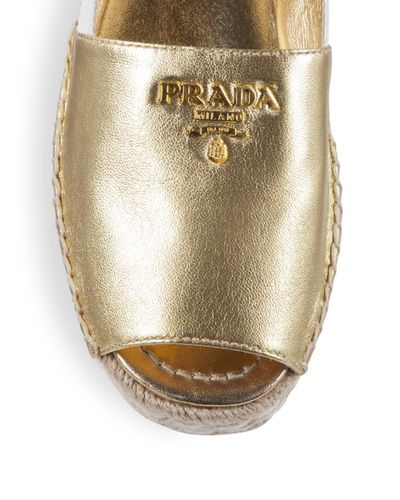 prada open toe espadrilles