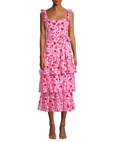 likely pink floral dress