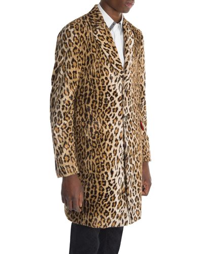 cheetah long coat