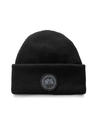 Canada Goose Wool Thermal Beanie in Black for Men - Lyst