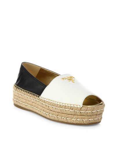 prada espadrilles wedge