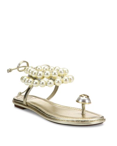 tory burch beaded sandals