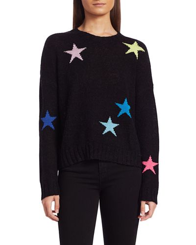 Rails Wool Perci Multicolor Star Sweater in Black - Lyst