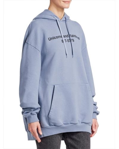 unicorns and rainbows hoodie