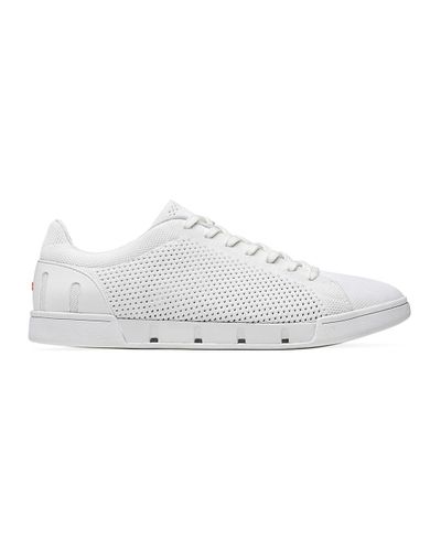 swims breeze tennis knit white