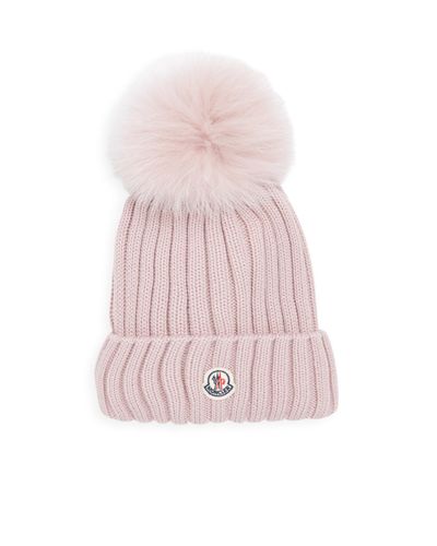 pink moncler hat womens
