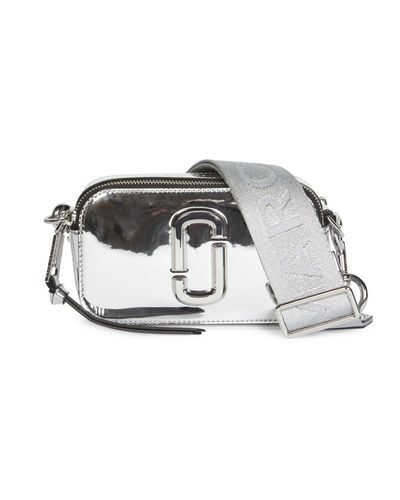 Marc Jacobs The Snapshot Dtm Mirrored Camera Bag in Silver (Metallic