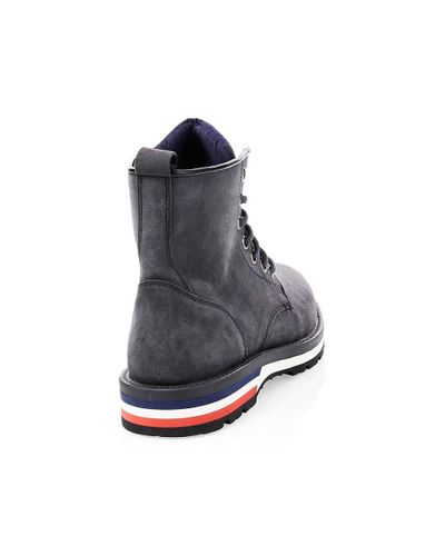 Moncler New Vancouver Leather Hiking Boots in Tan (Brown) for 