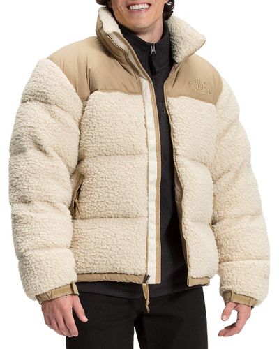 north face fur puffer jacket