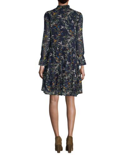 avian print dress by the kooples