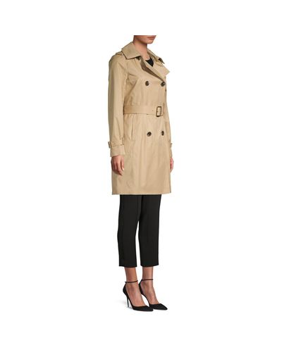michael kors missy hooded belted coat