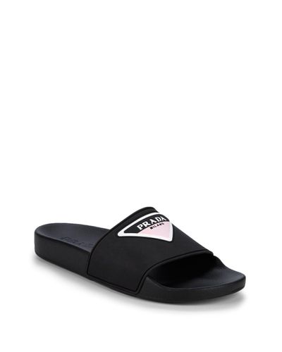 prada black slides