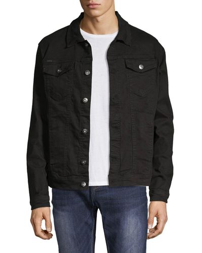 buffalo white denim jacket