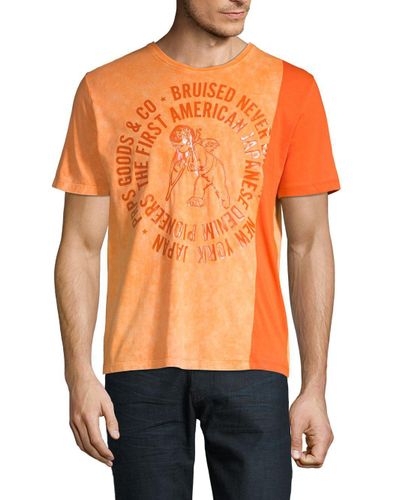 PRPS Mid Summer Cotton Tee in Orange for Men - Lyst