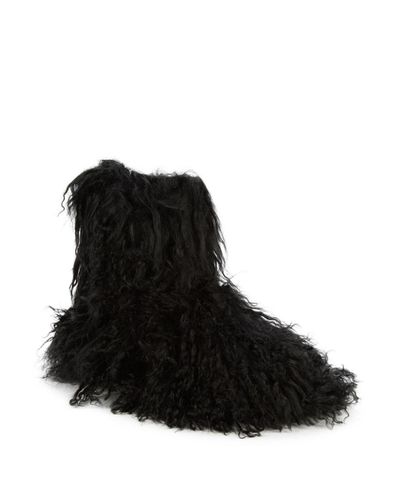 fluff momma mongolian genuine sheepskin boot