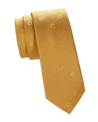 yellow ferragamo tie