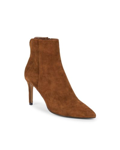 suede stiletto booties