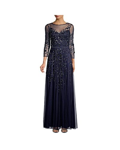 theia embellished tulle gown