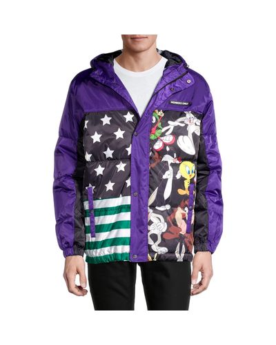 purple members only jacket