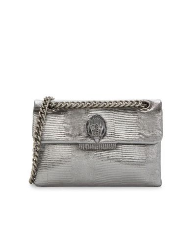 Kurt Geiger Leather Women's Mini Kensington Crossbody Bag - Silver in ...