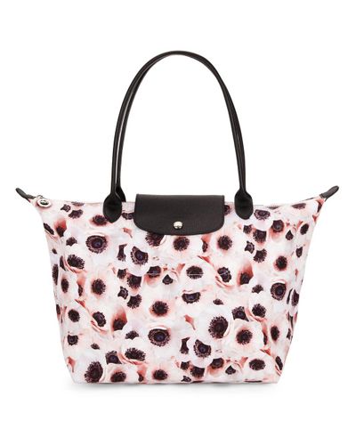 longchamp floral le pliage