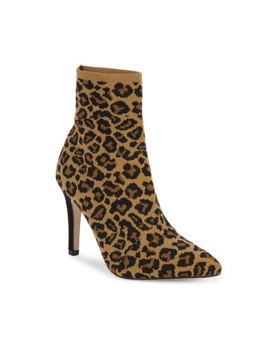 macy's leopard print booties