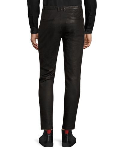 The Kooples Leather Pants in Black for 