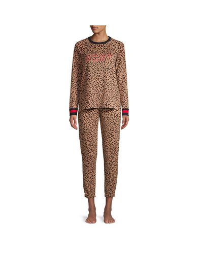 dkny pyjamas leopard