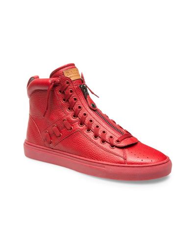 bally red sneakers