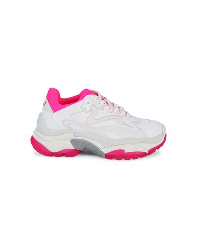 ash addict trainers white