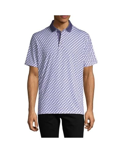 Greyson Synthetic Dances With Wolves Polo Shirt in Blue for Men 