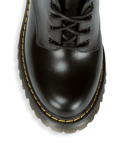 Dr. Martens Leather Salome Lace-up Heels in Black - Lyst