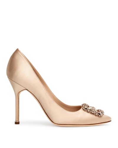 manolo blahnik nadira champagne