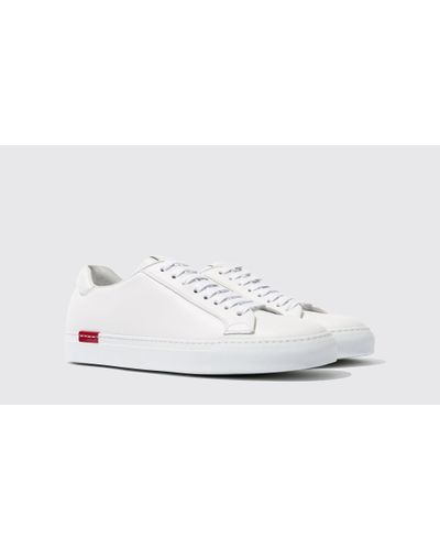 SCAROSSO Leather Ugo Bianco in White for Men | Lyst